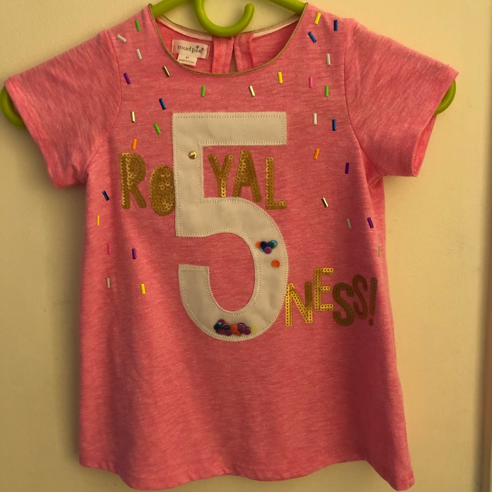 Girls 5 year old birthday shirt!